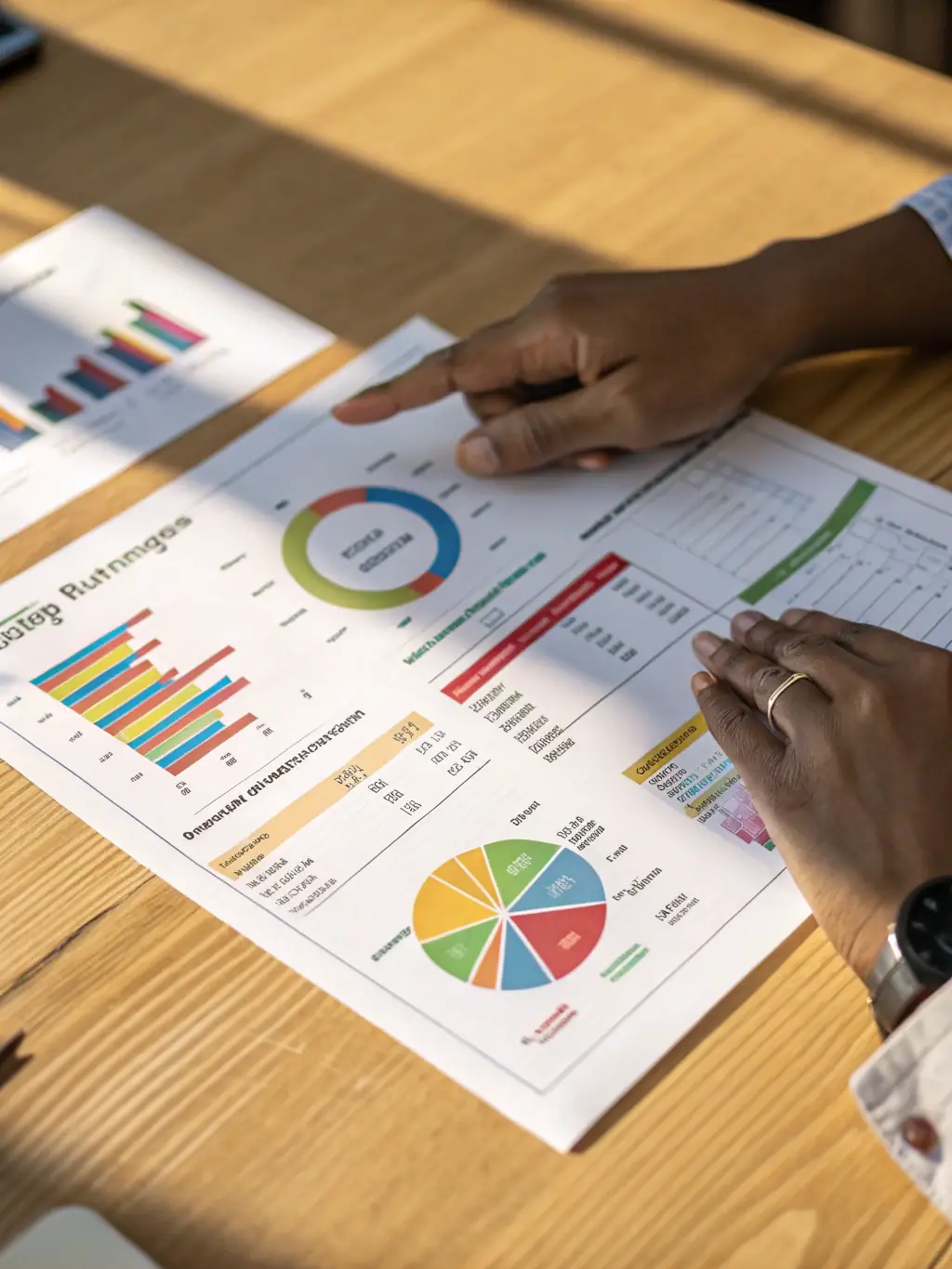 A detailed feasibility study report with charts, graphs, and key findings, illustrating the depth and clarity of Global Seed Consultancy's reports.
